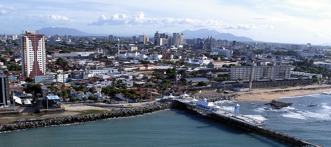 Iracema Othon Palace Hotel in Fortaleza - Aereal view