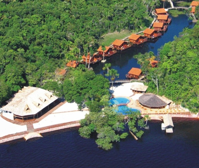 Tiwa Amazonas Ecoresort Hotel in Manaus Jungle - aereal view
