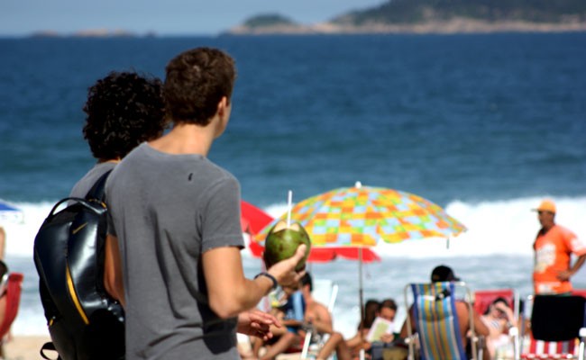 Ipanema sunny day Rio de Janeiro Brazil