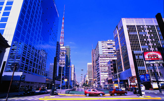 Avenida Paulista in Sao Paulo Brazil Avenida Paulista in Sao Paulo Brazil