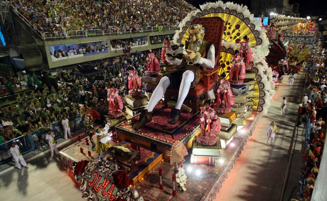 Uniao da Ilha Samba school, carnival parade Rio de Janeiro